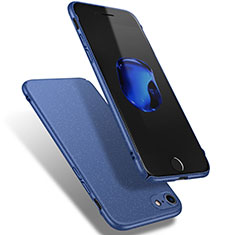 Funda Dura Plastico Rigida Fino Arenisca Q02 para Apple iPhone 7 Azul
