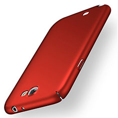 Funda Dura Plastico Rigida Mate M01 para Samsung Galaxy Note 2 N7100 N7105 Rojo