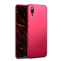 Funda Dura Plastico Rigida Mate M02 para Huawei P20 Rojo