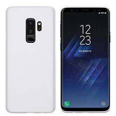 Funda Dura Plastico Rigida Mate M02 para Samsung Galaxy S9 Plus Blanco