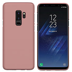 Funda Dura Plastico Rigida Mate M02 para Samsung Galaxy S9 Plus Oro Rosa