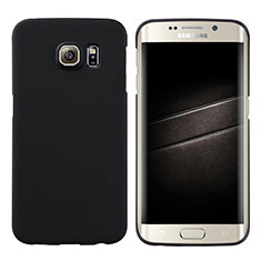 Funda Dura Plastico Rigida Mate M04 para Samsung Galaxy S6 Edge SM-G925 Negro