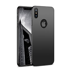 Funda Dura Plastico Rigida Mate M05 para Apple iPhone Xs Negro