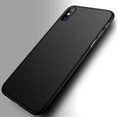 Funda Dura Plastico Rigida Mate M12 para Apple iPhone Xs Negro