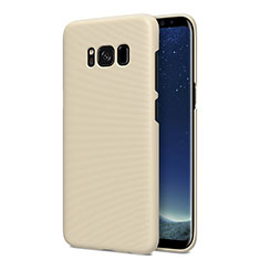 Funda Dura Plastico Rigida Mate P01 para Samsung Galaxy S8 Oro