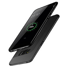 Funda Dura Plastico Rigida Mate P02 para Samsung Galaxy S8 Negro