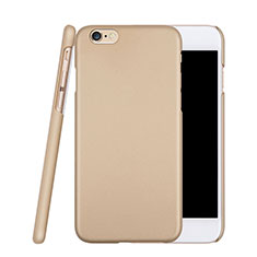 Funda Dura Plastico Rigida Mate para Apple iPhone 6 Oro