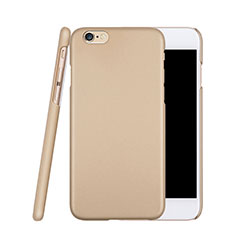 Funda Dura Plastico Rigida Mate para Apple iPhone 6 Plus Oro