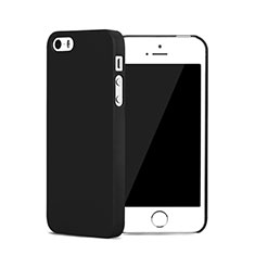 Funda Dura Plastico Rigida Mate para Apple iPhone SE Negro