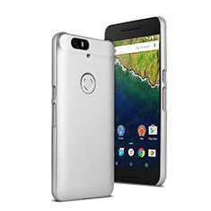 Funda Dura Plastico Rigida Mate para Google Nexus 6P Blanco