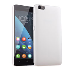 Funda Dura Plastico Rigida Mate para Huawei Honor 4X Blanco