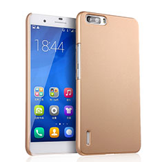 Funda Dura Plastico Rigida Mate para Huawei Honor 6 Plus Oro