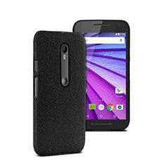 Funda Dura Plastico Rigida Mate para Motorola Moto G (3rd Gen) Negro