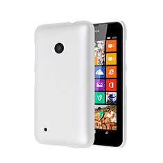 Funda Dura Plastico Rigida Mate para Nokia Lumia 530 Blanco