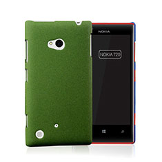 Funda Dura Plastico Rigida Mate para Nokia Lumia 720 Verde