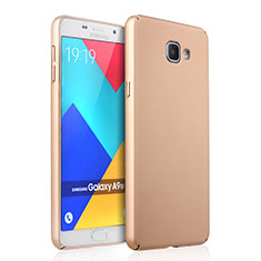 Funda Dura Plastico Rigida Mate para Samsung Galaxy A9 (2016) A9000 Oro