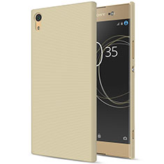 Funda Dura Plastico Rigida Mate para Sony Xperia XA1 Ultra Oro