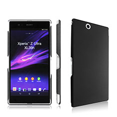 Funda Dura Plastico Rigida Mate para Sony Xperia Z Ultra XL39h Negro