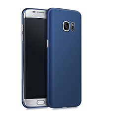 Funda Dura Plastico Rigida Mate Q02 para Samsung Galaxy S7 Edge G935F Azul
