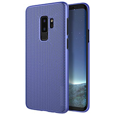 Funda Dura Plastico Rigida Perforada M01 para Samsung Galaxy S9 Plus Azul