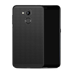 Funda Dura Plastico Rigida Perforada para Huawei Honor 6C Pro Negro