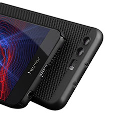 Funda Dura Plastico Rigida Perforada para Huawei Honor 8 Negro