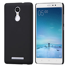 Funda Dura Plastico Rigida Perforada para Xiaomi Redmi Note 3 MediaTek Negro