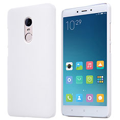 Funda Dura Plastico Rigida Perforada para Xiaomi Redmi Note 4X High Edition Blanco