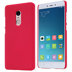 Funda Dura Plastico Rigida Perforada para Xiaomi Redmi Note 4X High Edition Rojo