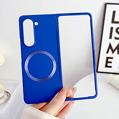 Funda Dura Plastico Rigida Sin Marco Carcasa Mate con Mag-Safe Magnetic BH1 para Samsung Galaxy Z Fold5 5G Azul