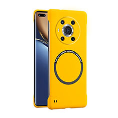 Funda Dura Plastico Rigida Sin Marco Carcasa Mate con Mag-Safe Magnetic para Huawei Honor Magic3 5G Amarillo