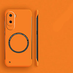 Funda Dura Plastico Rigida Sin Marco Carcasa Mate con Mag-Safe Magnetic para Huawei Honor X50i 5G Naranja