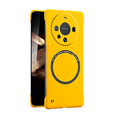 Funda Dura Plastico Rigida Sin Marco Carcasa Mate con Mag-Safe Magnetic para Huawei Mate 60 Amarillo