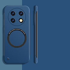 Funda Dura Plastico Rigida Sin Marco Carcasa Mate con Mag-Safe Magnetic para Oppo A2 Pro 5G Azul