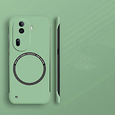 Funda Dura Plastico Rigida Sin Marco Carcasa Mate con Mag-Safe Magnetic para Oppo Reno11 Pro 5G Menta Verde