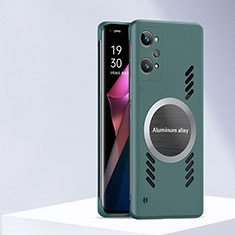 Funda Dura Plastico Rigida Sin Marco Carcasa Mate con Mag-Safe Magnetic para Realme GT Neo2 5G Verde