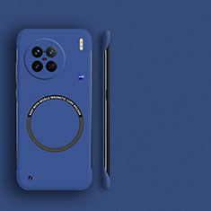 Funda Dura Plastico Rigida Sin Marco Carcasa Mate con Mag-Safe Magnetic para Vivo X90 Pro 5G Azul