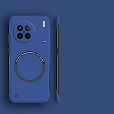 Funda Dura Plastico Rigida Sin Marco Carcasa Mate con Mag-Safe Magnetic para Vivo X90 Pro+ Plus 5G Azul