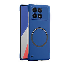 Funda Dura Plastico Rigida Sin Marco Carcasa Mate con Mag-Safe Magnetic para Xiaomi Redmi K70 5G Azul