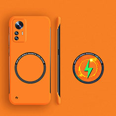 Funda Dura Plastico Rigida Sin Marco Carcasa Mate con Mag-Safe Magnetic para Xiaomi Redmi Note 12S Naranja