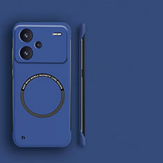 Funda Dura Plastico Rigida Sin Marco Carcasa Mate con Mag-Safe Magnetic para Xiaomi Redmi Note 13 Pro+ Plus 5G Azul