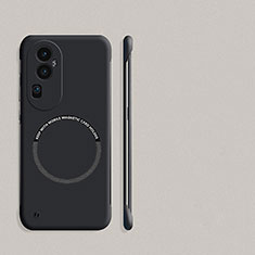 Funda Dura Plastico Rigida Sin Marco Carcasa Mate con Mag-Safe Magnetic S02 para Oppo Reno10 Pro+ Plus 5G Negro