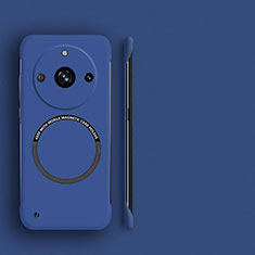 Funda Dura Plastico Rigida Sin Marco Carcasa Mate con Mag-Safe Magnetic S02 para Realme 11 Pro 5G Azul