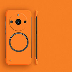 Funda Dura Plastico Rigida Sin Marco Carcasa Mate con Mag-Safe Magnetic S02 para Realme Narzo 60 Pro 5G Naranja