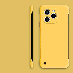 Funda Dura Plastico Rigida Sin Marco Carcasa Mate P01 para Huawei Honor 60 SE 5G Amarillo