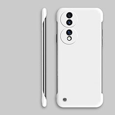 Funda Dura Plastico Rigida Sin Marco Carcasa Mate P01 para Huawei Honor 70 5G Blanco