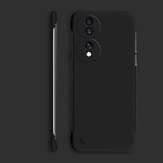 Funda Dura Plastico Rigida Sin Marco Carcasa Mate P01 para Huawei Honor 70 5G Negro