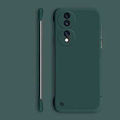 Funda Dura Plastico Rigida Sin Marco Carcasa Mate P01 para Huawei Honor 70 5G Verde