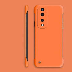 Funda Dura Plastico Rigida Sin Marco Carcasa Mate P01 para Huawei Honor 70 Pro+ Plus 5G Naranja