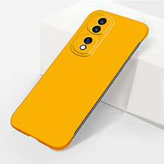 Funda Dura Plastico Rigida Sin Marco Carcasa Mate P01 para Huawei Honor 80 Pro 5G Amarillo